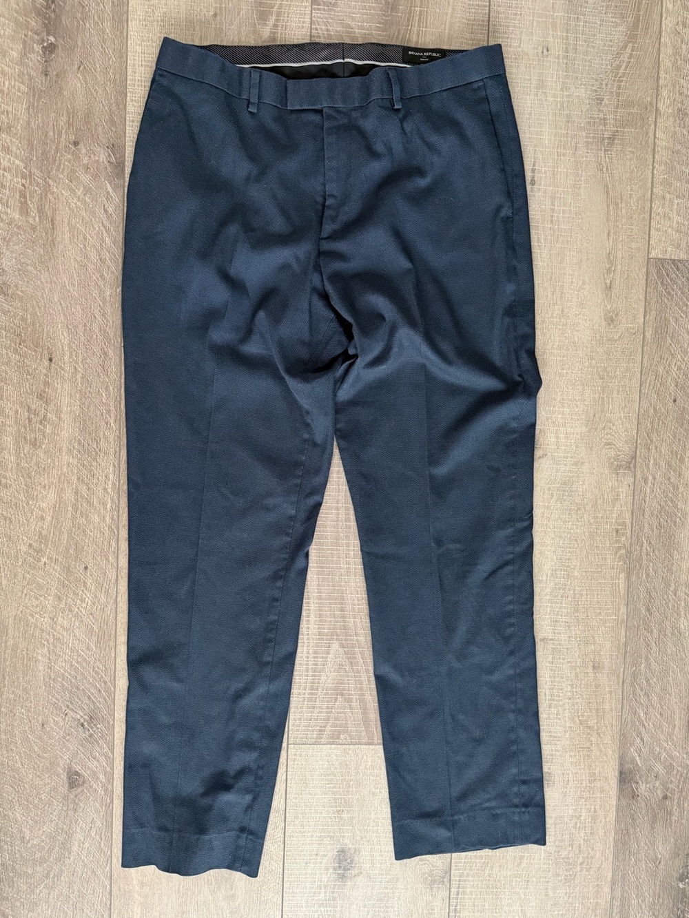 Banana Republic Slim Fit Trouser 35x34 Navy